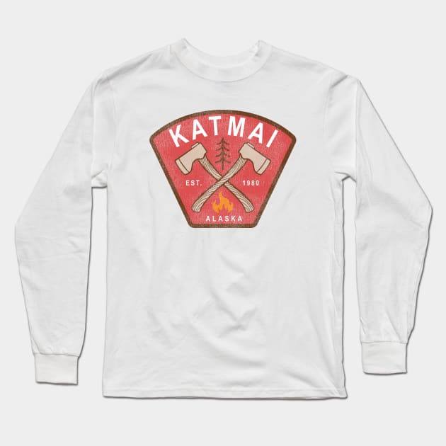 Katmai National Park and Preserve Alaska Long Sleeve T-Shirt by Eureka Shirts